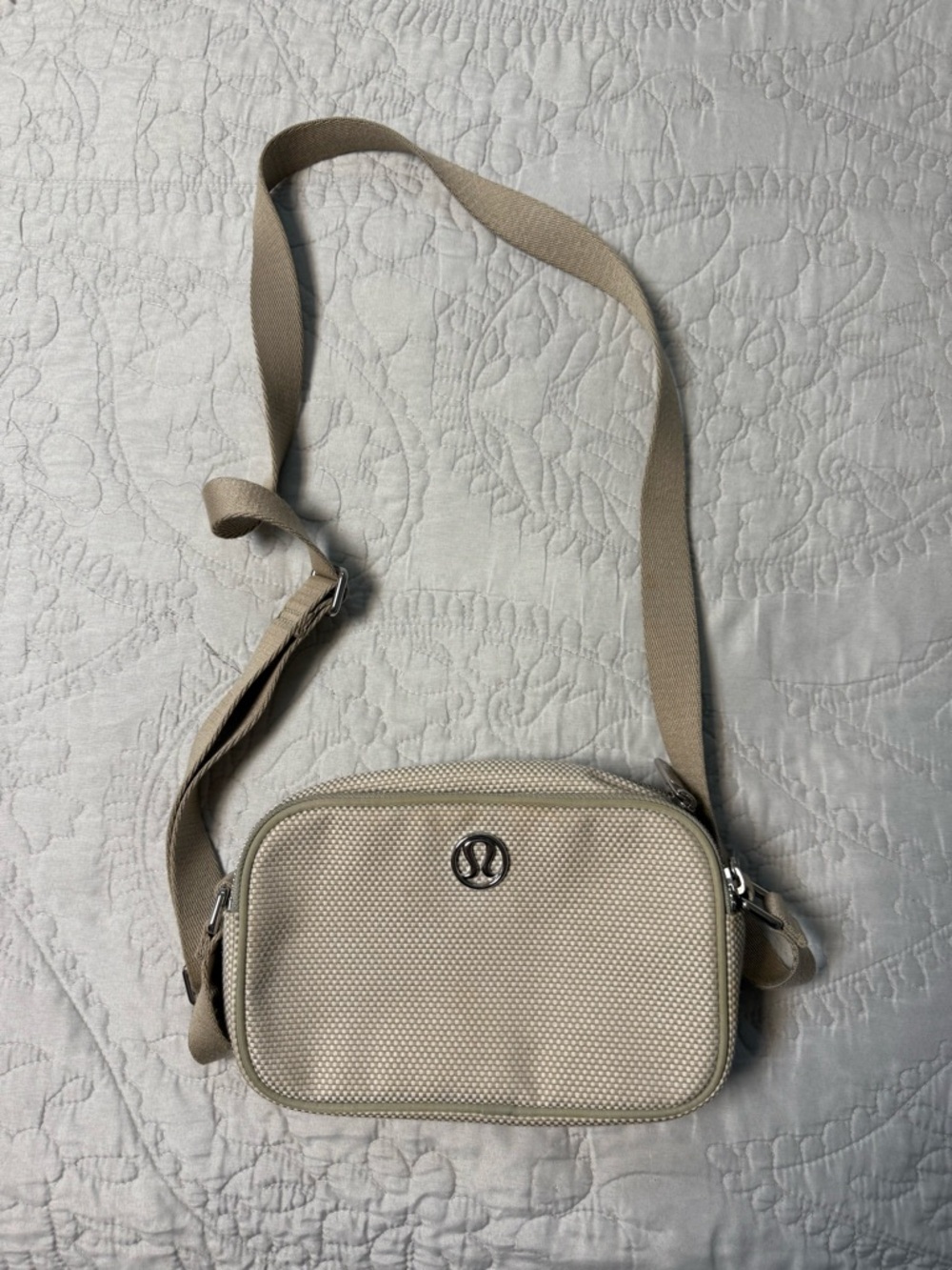 lululemon athletica Beige Crossbody Bag